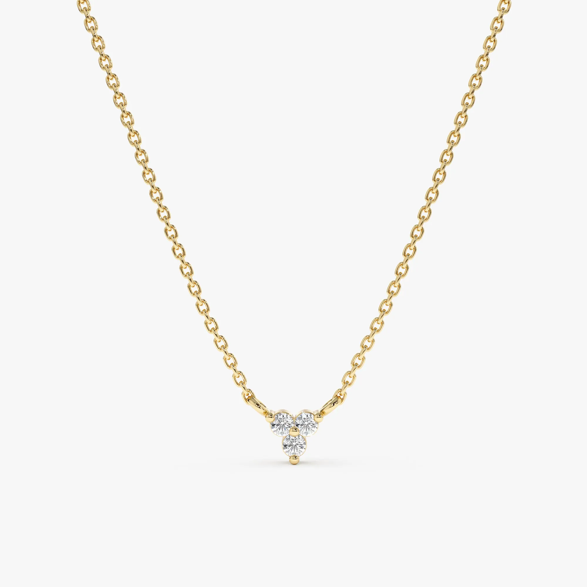 Diamond Trio Necklace, Amy SARAHELISE