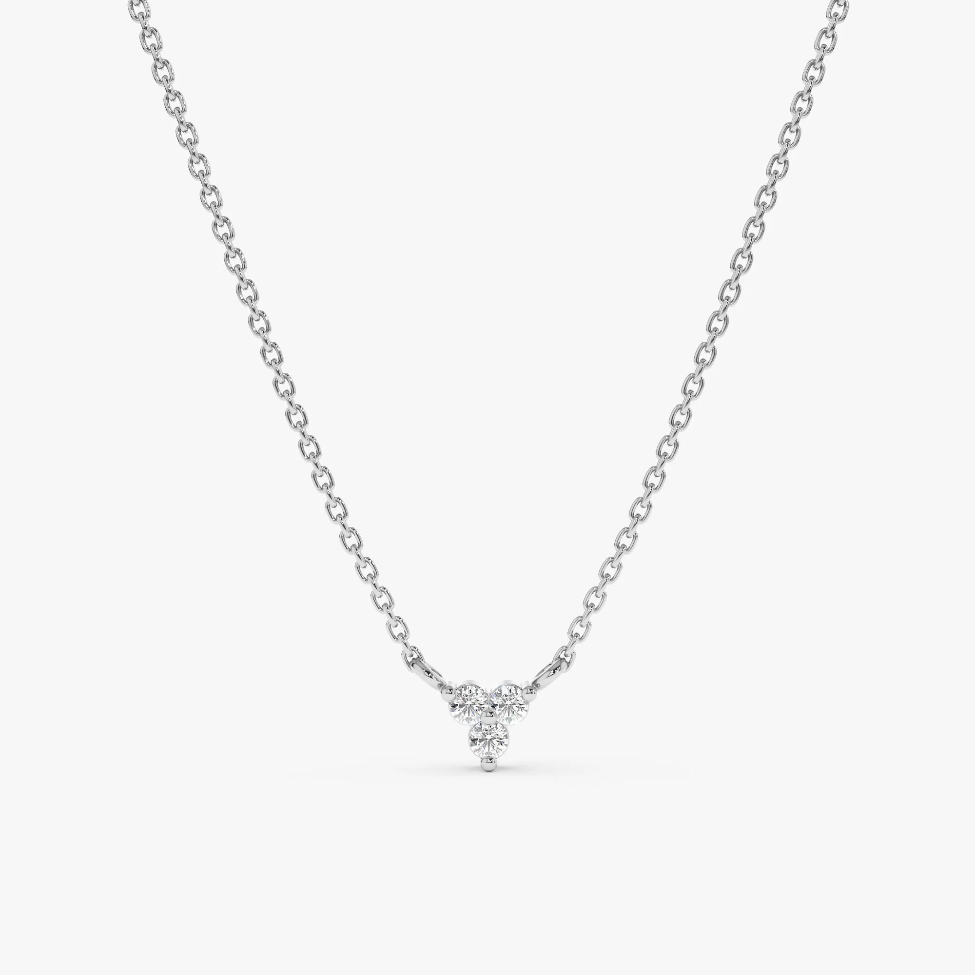Diamond Trio Necklace, Amy SARAHELISE