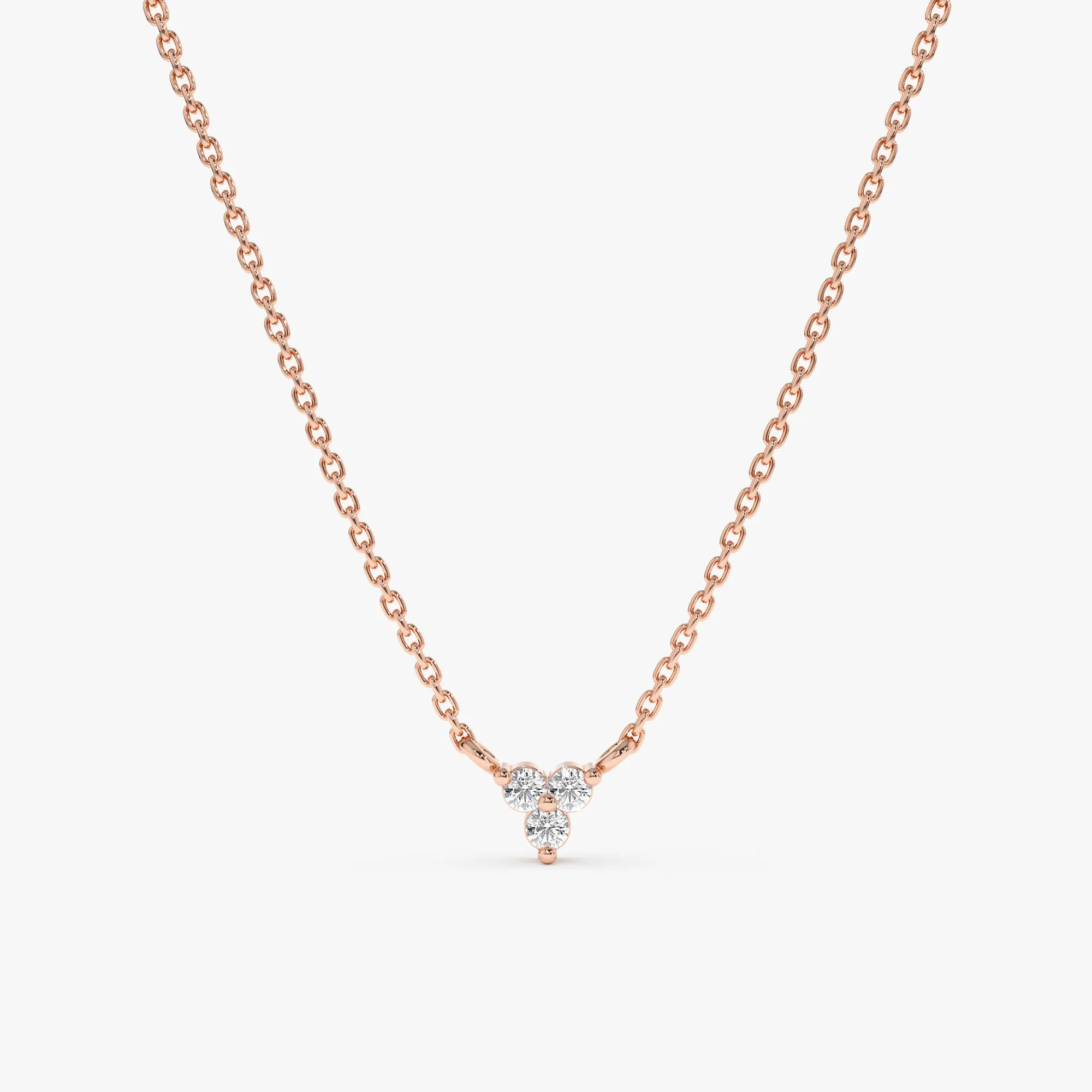 Diamond Trio Necklace, Amy SARAHELISE