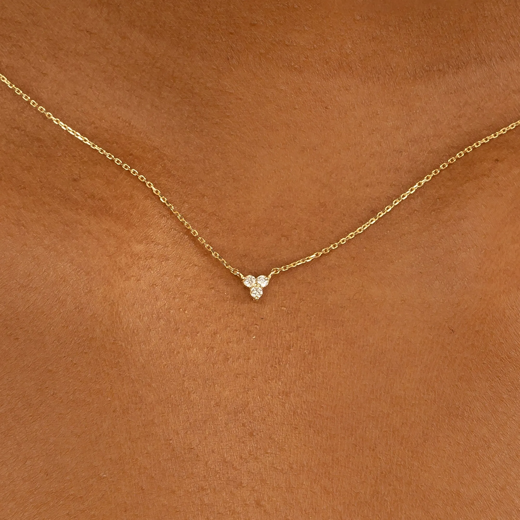 Diamond Trio Necklace, Amy SARAHELISE