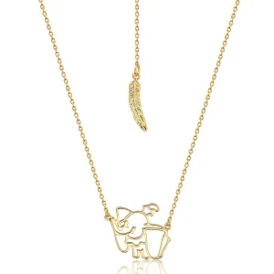 DISNEY Dumbo Silhouette Pendant with Chain Shiels
