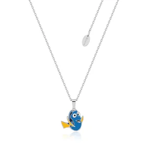 Disney Finding Nemo Stainless Steel Dory Pendant With 40 7cm Chain Shiels
