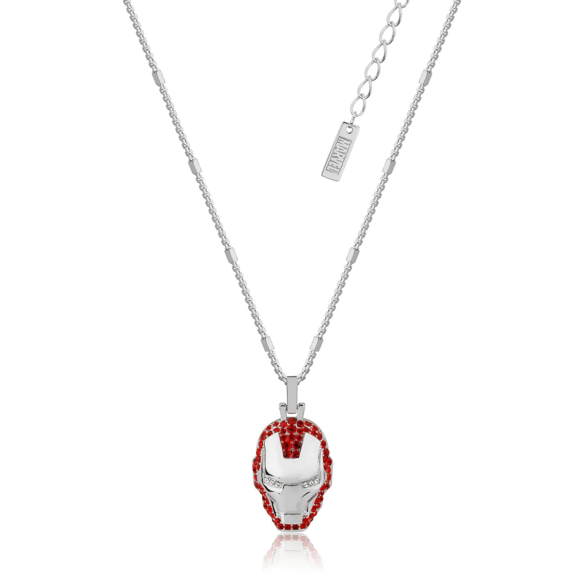Disney Stainless Steel 14ct White Gold Plated Stainless Steel Pendant On 45cm Chain Shiels