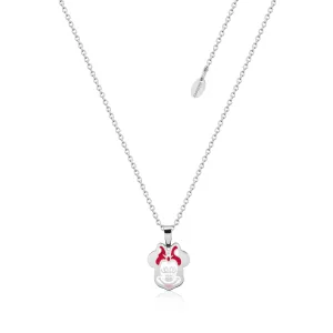 DISNEY Stainless Steel 47cm Animated Minnie Mouse Pendant on Chain Shiels