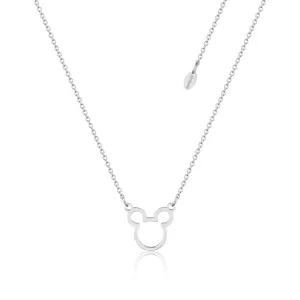 DISNEY Stainless Steel 47cm Mickey Outline Necklace Shiels