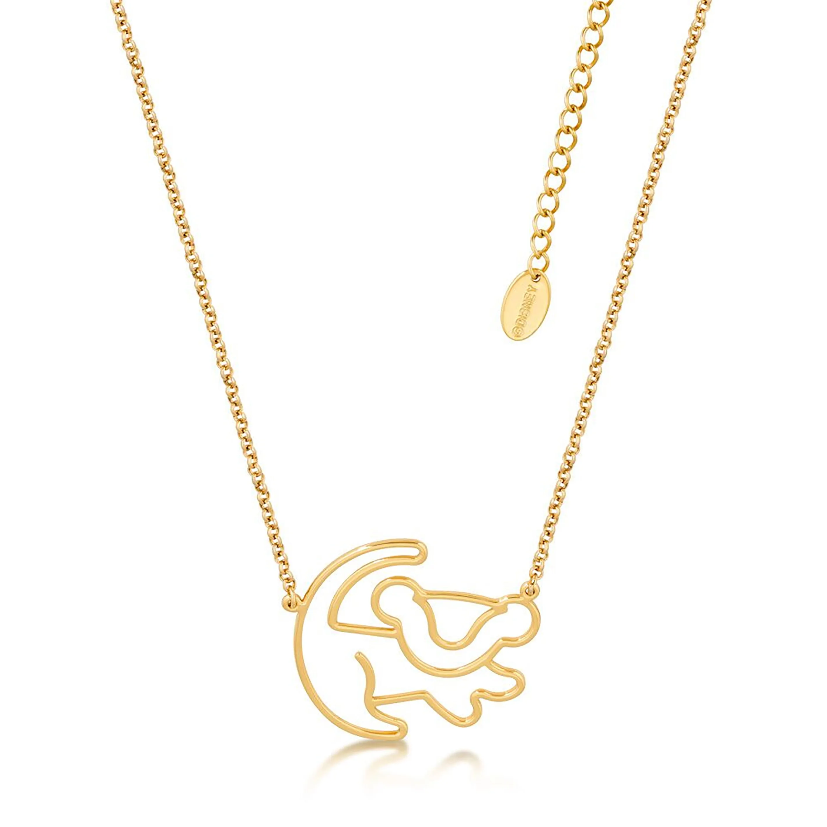 DISNEY The Lion King Simba Silhouette Pendant With Chain Shiels