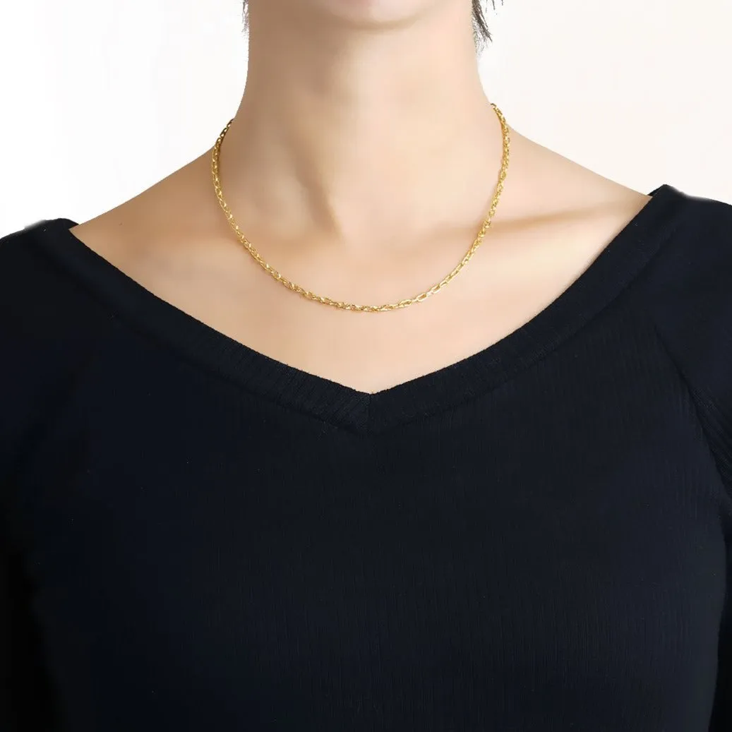 Elizabeth Locke Very Fine Chain Necklace 17 Croghans