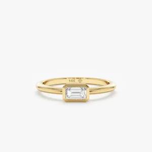 Emerald Cut Diamond Ring, Kali SARAHELISE