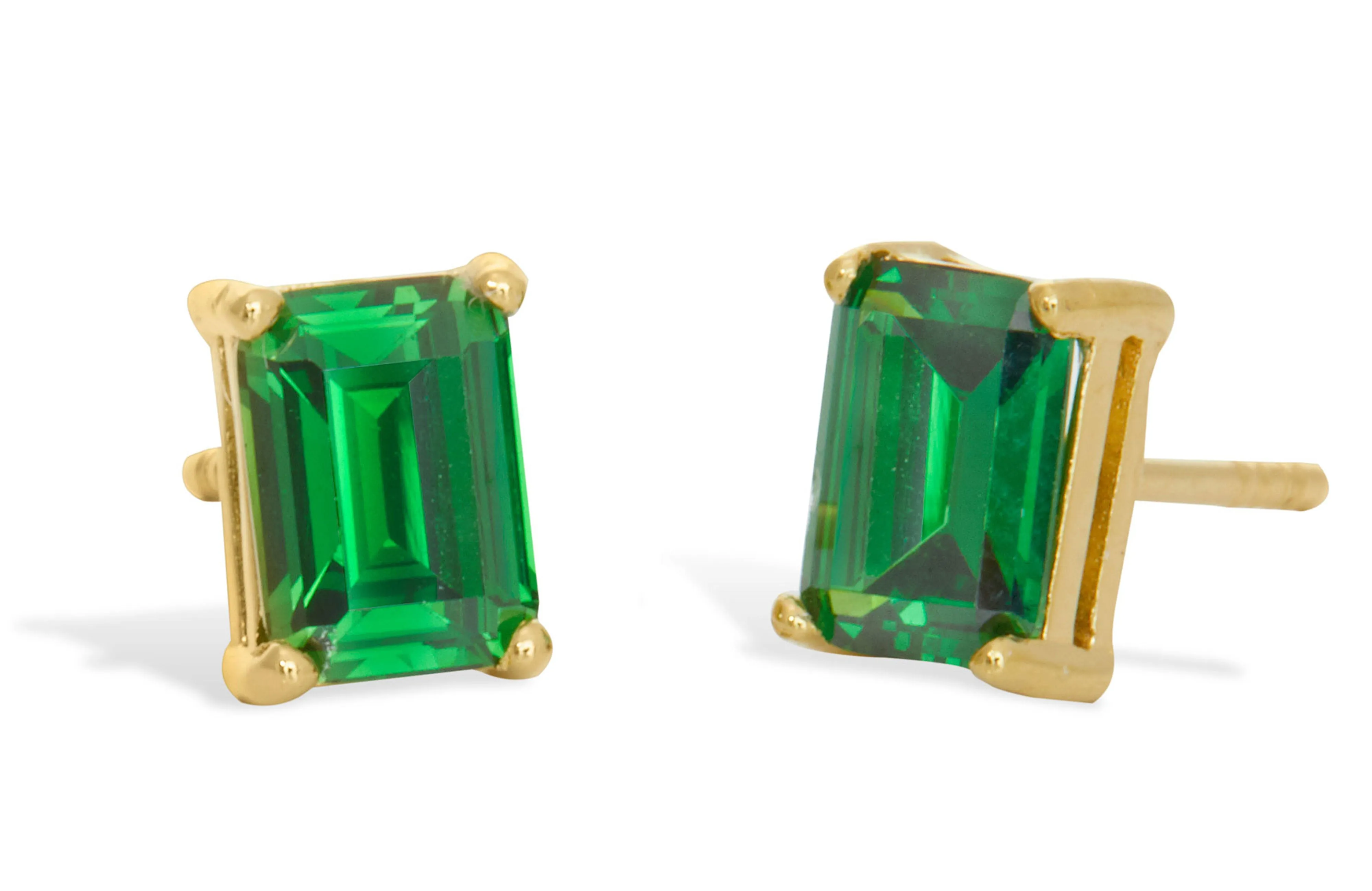 Emerald Cut Earrings