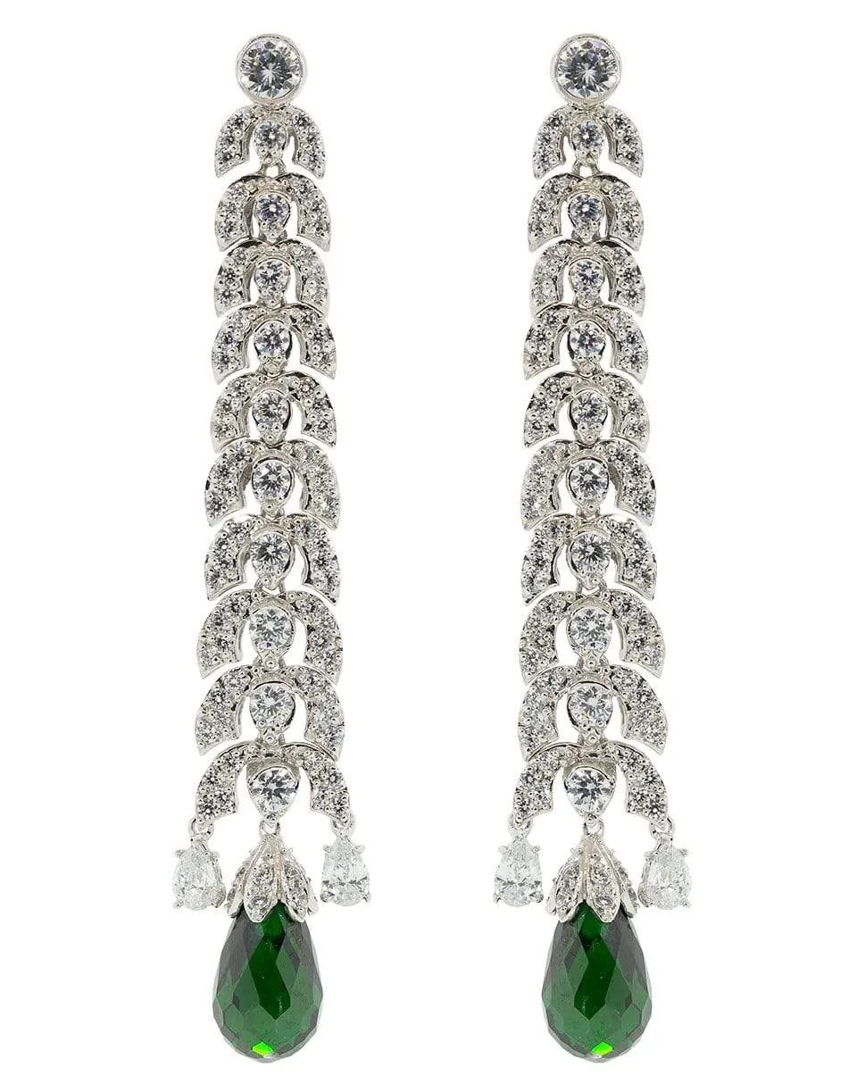Emerald Drop Earrings