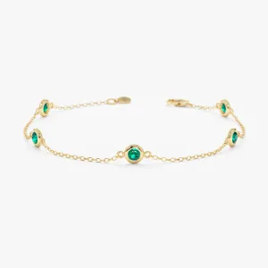 Emerald Station Bracelet, Tanya SARAHELISE