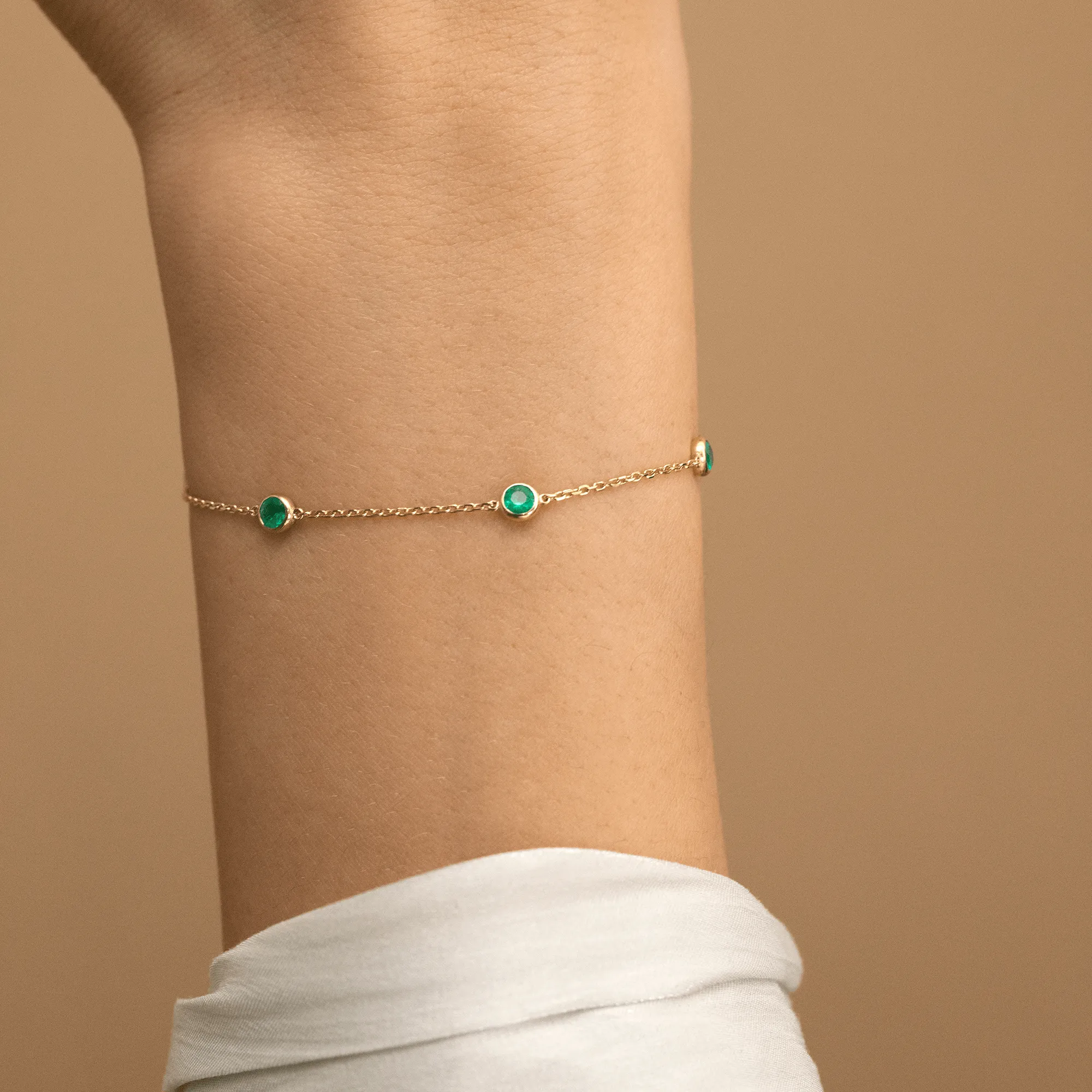 Emerald Station Bracelet, Tanya SARAHELISE