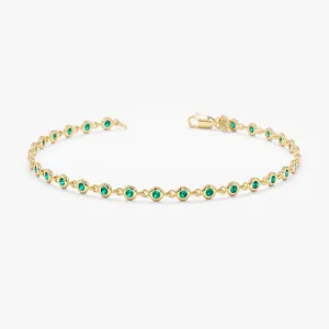 Emerald Tennis Bracelet, Petra SARAHELISE