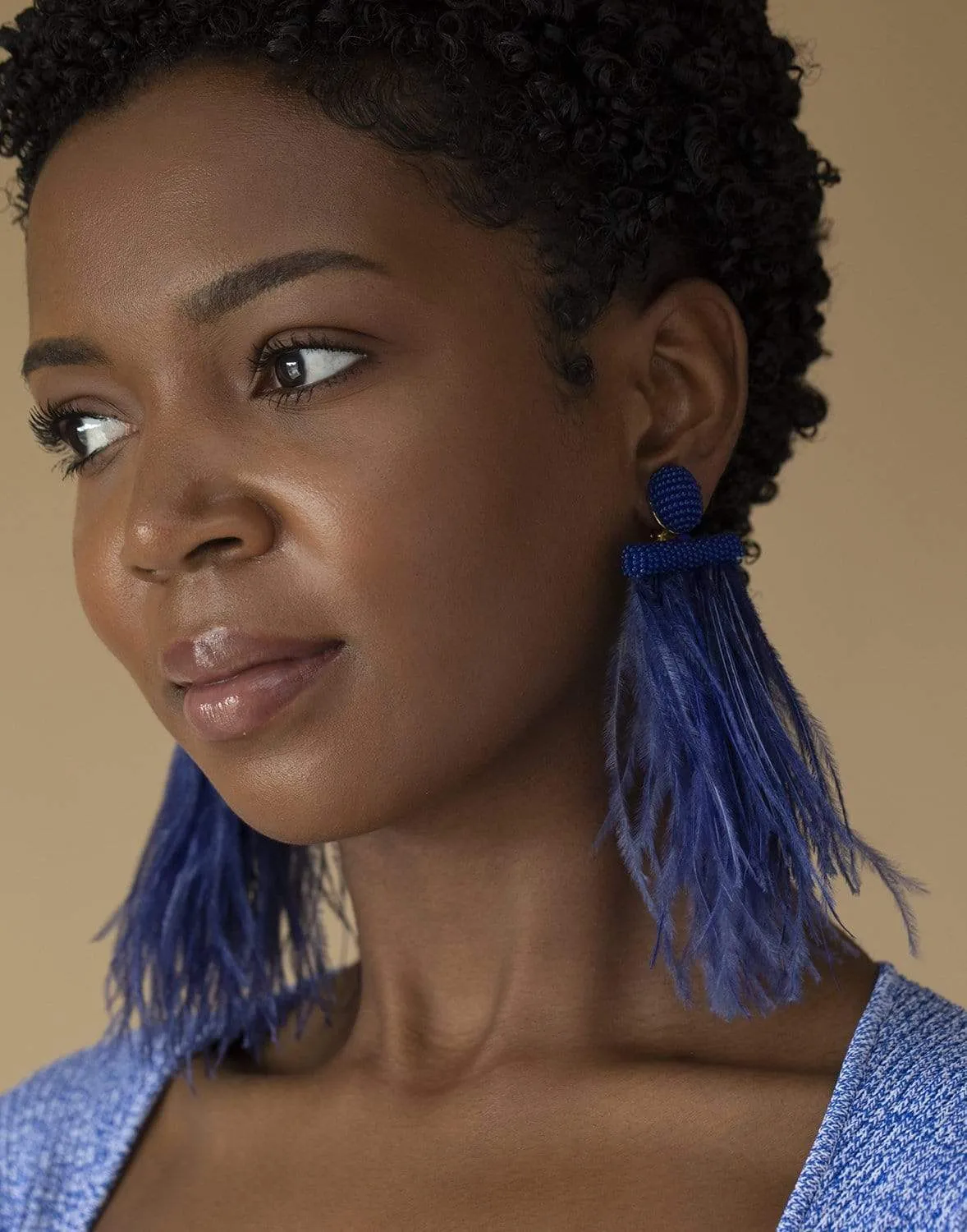 Feather Tassel Earrings