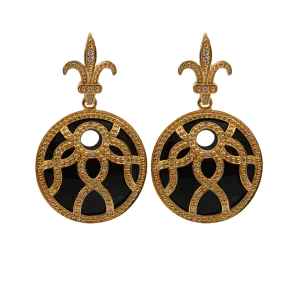 Fleur de lis Resin Earrings
