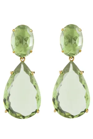 Flourite Pear Drop Earrings