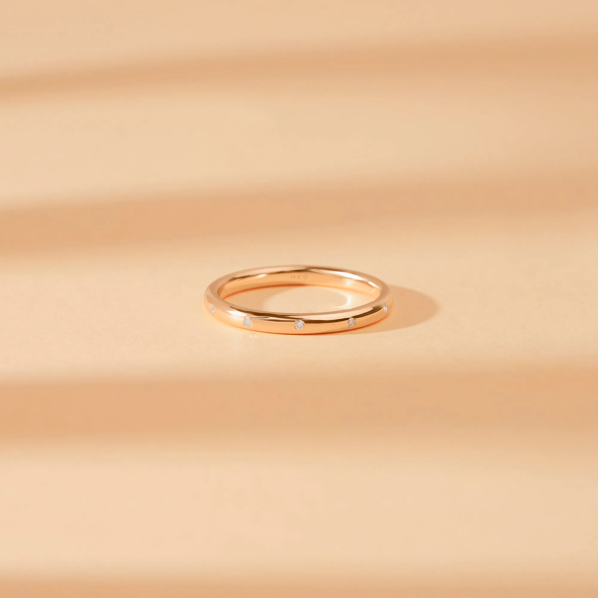 Flush Set Diamond Ring, Reese SARAHELISE