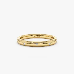 Flush Set Diamond Ring, Reese SARAHELISE