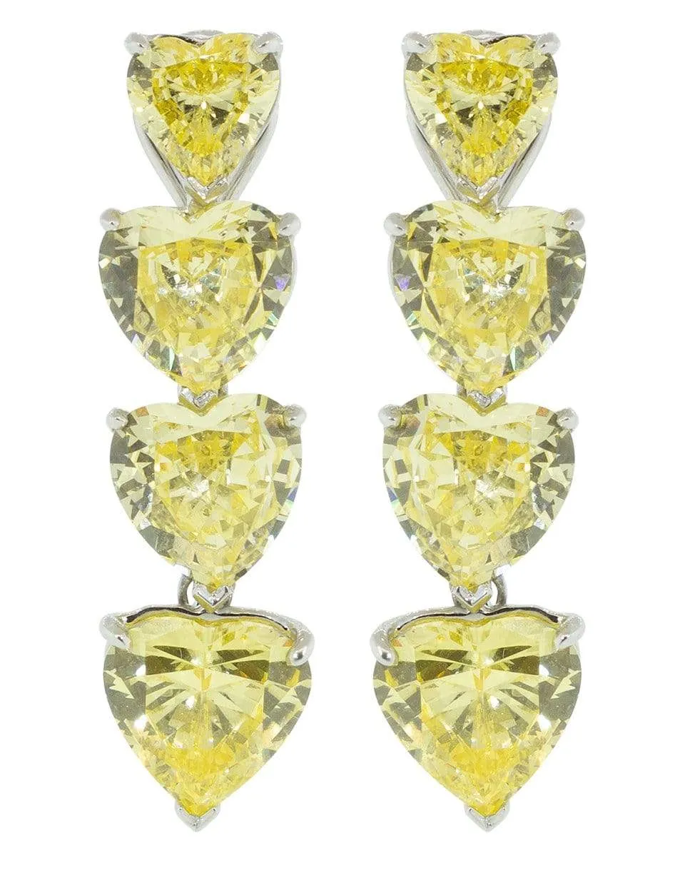 Four Heart Earring