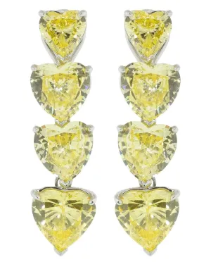 Four Heart Earring