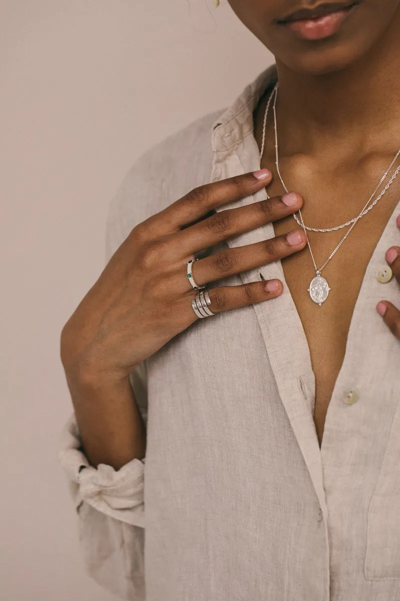 Gaia pinky ring silver Wildthings Collectables