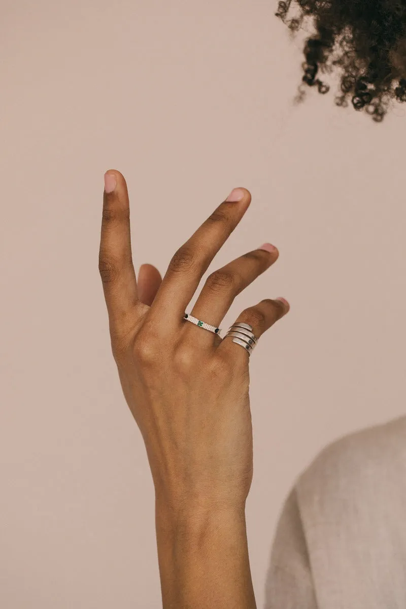 Gaia pinky ring silver Wildthings Collectables