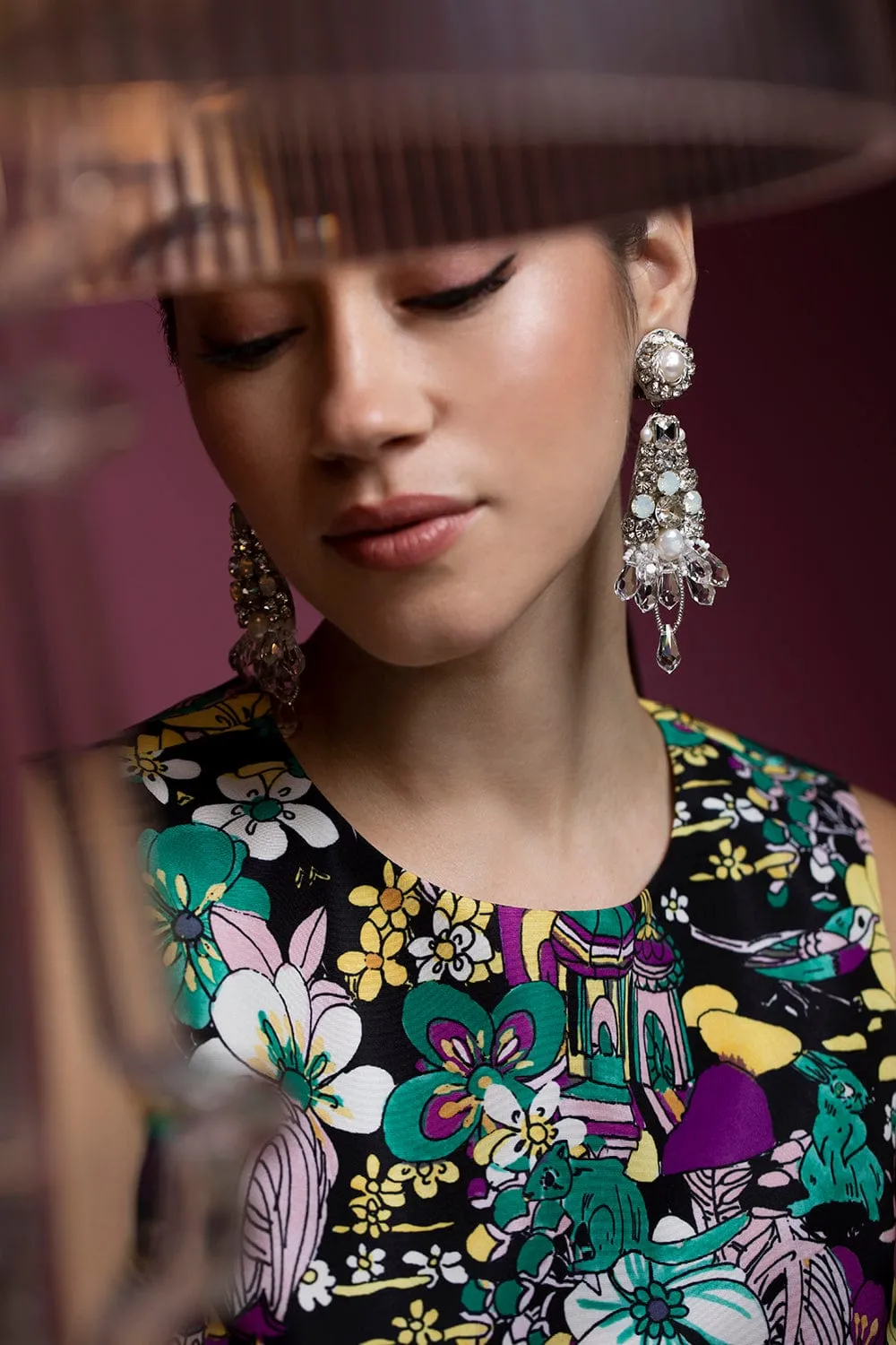 Gala Crystal & Pearl Earrings