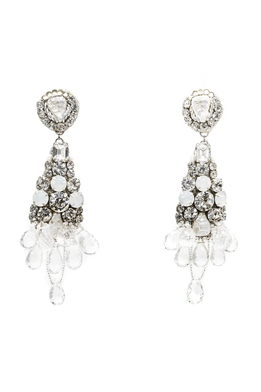 Gala Crystal & Pearl Earrings