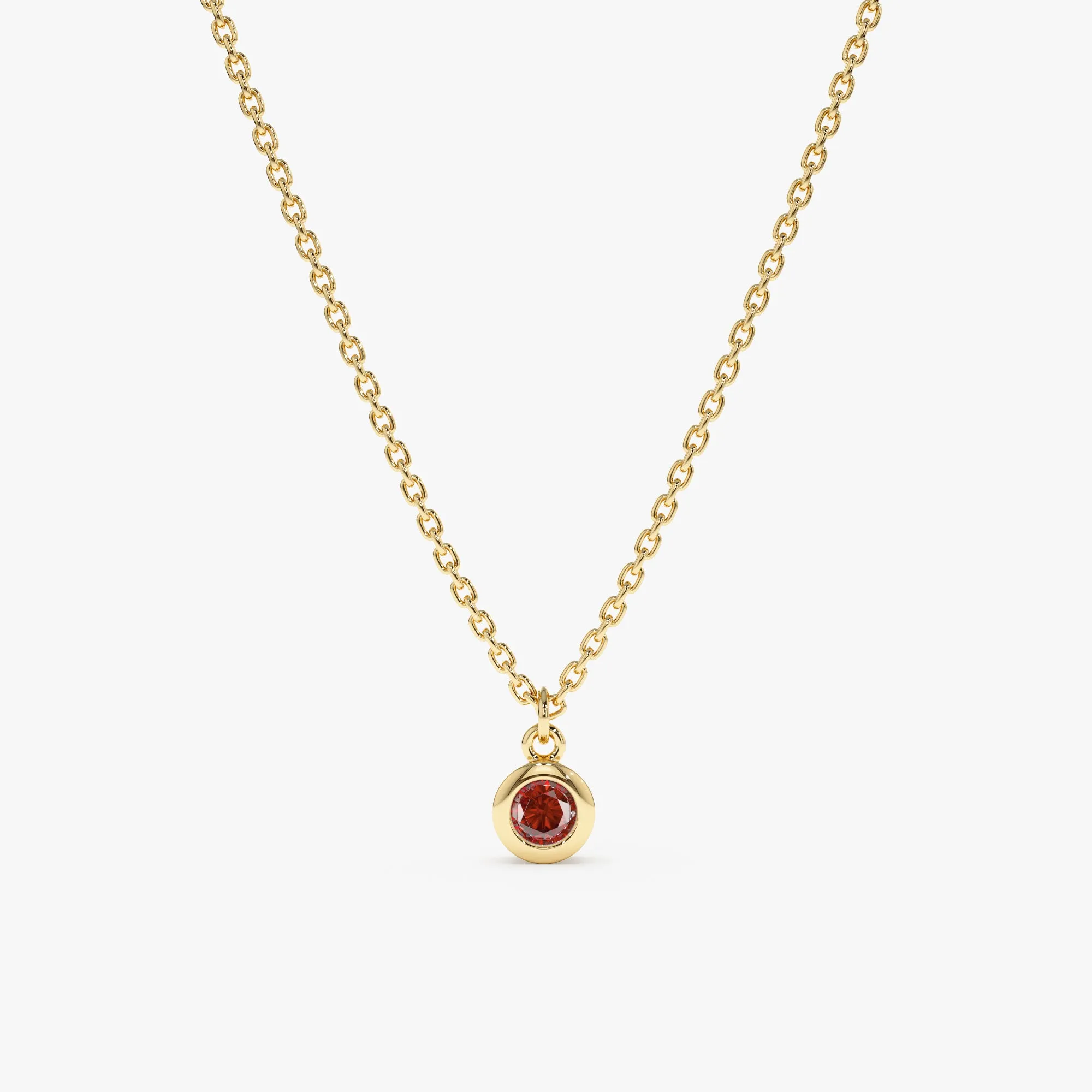 Garnet Charm Necklace, Vienna SARAHELISE