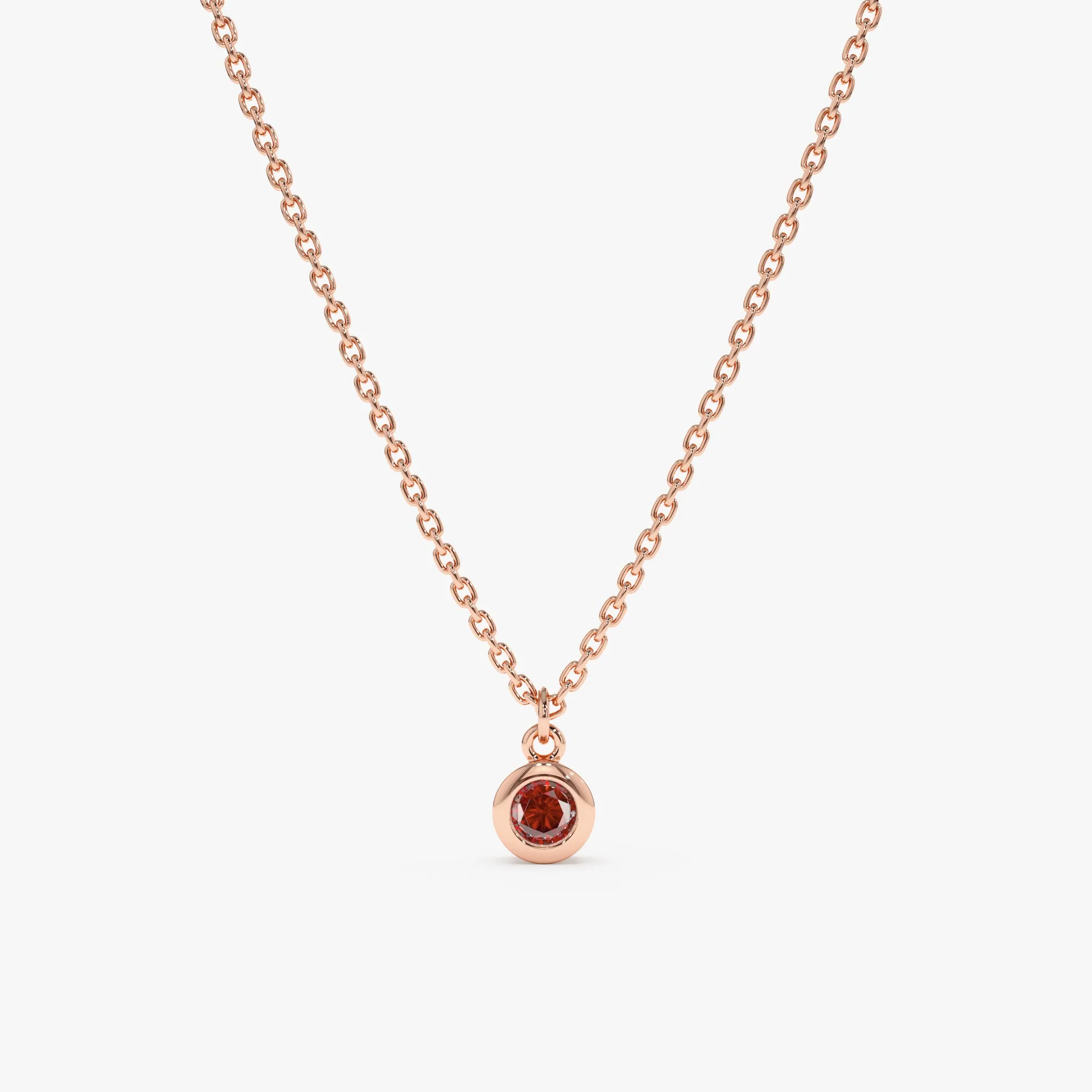 Garnet Charm Necklace, Vienna SARAHELISE