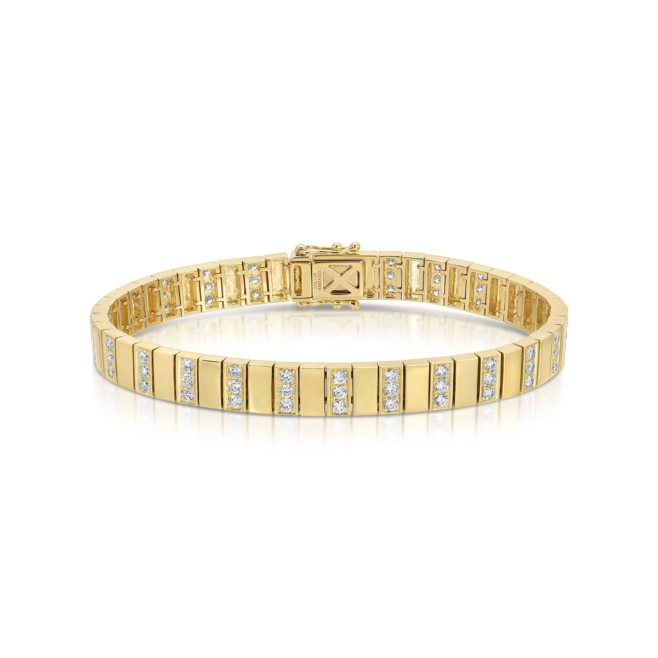 GOLD AND DIAMOND AVERY BRACELET Anita Ko