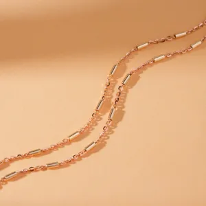 Gold Bar Station Necklace, Eloise SARAHELISE