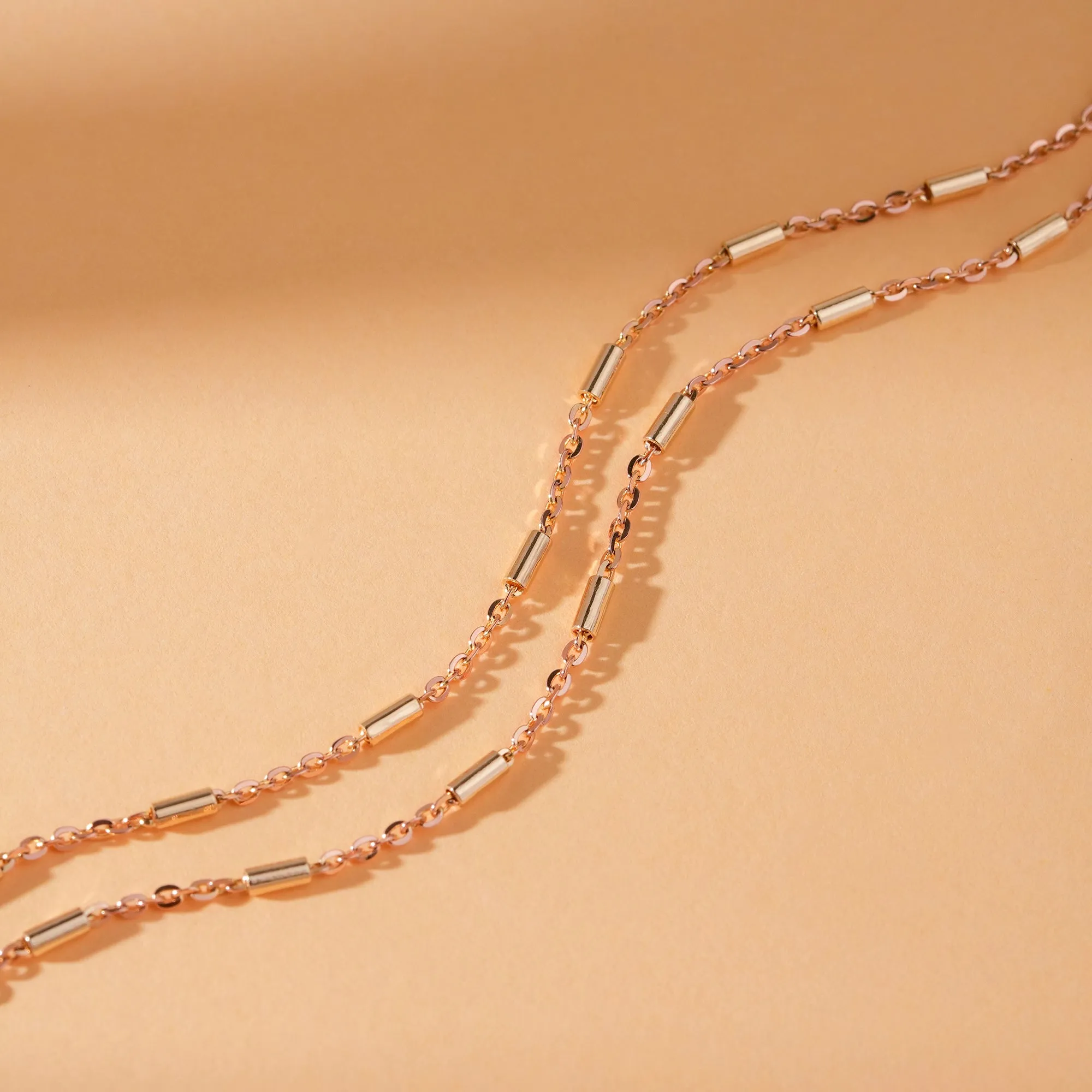 Gold Bar Station Necklace, Eloise SARAHELISE