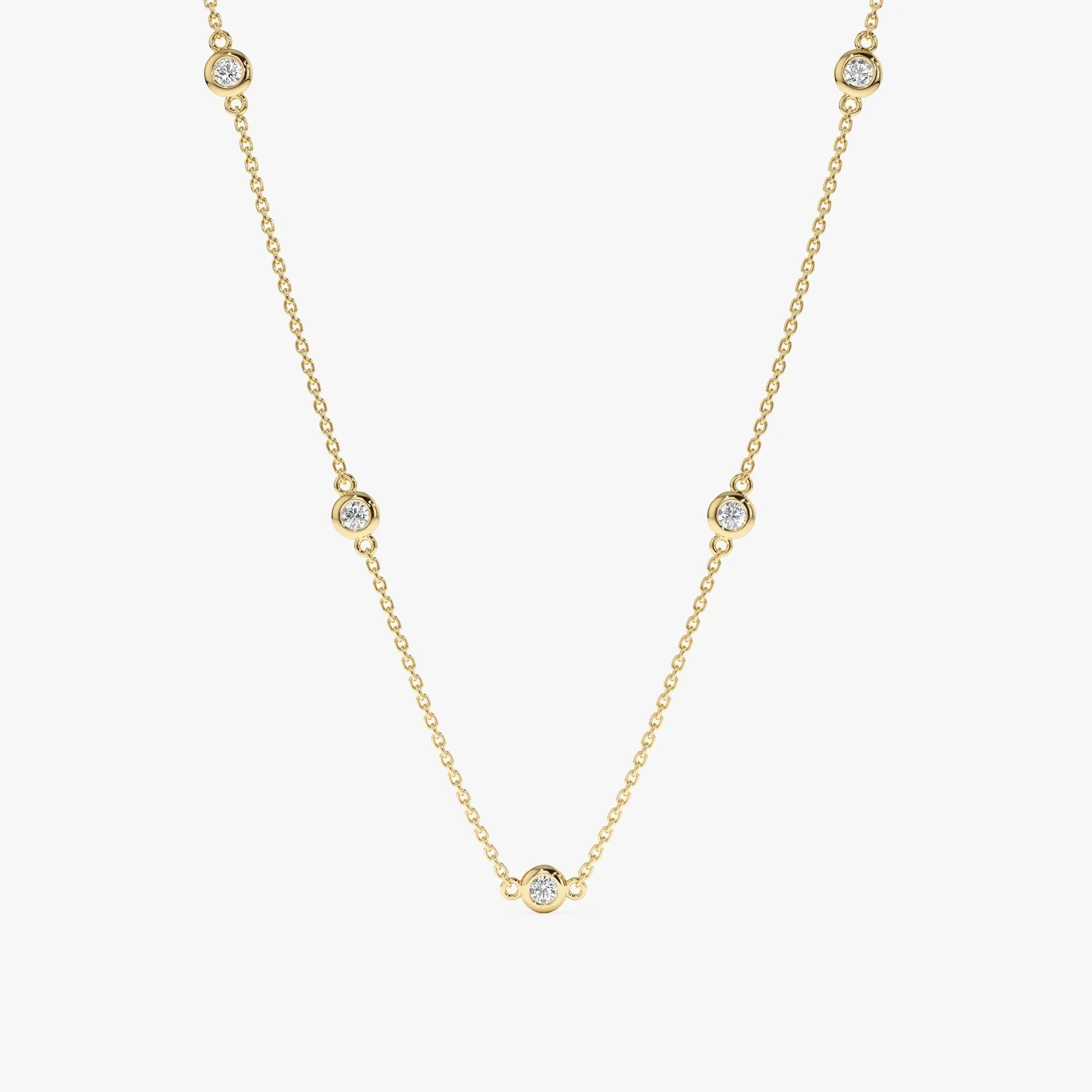 Gold Diamond By The Yard Necklace, Tanya SARAHELISE