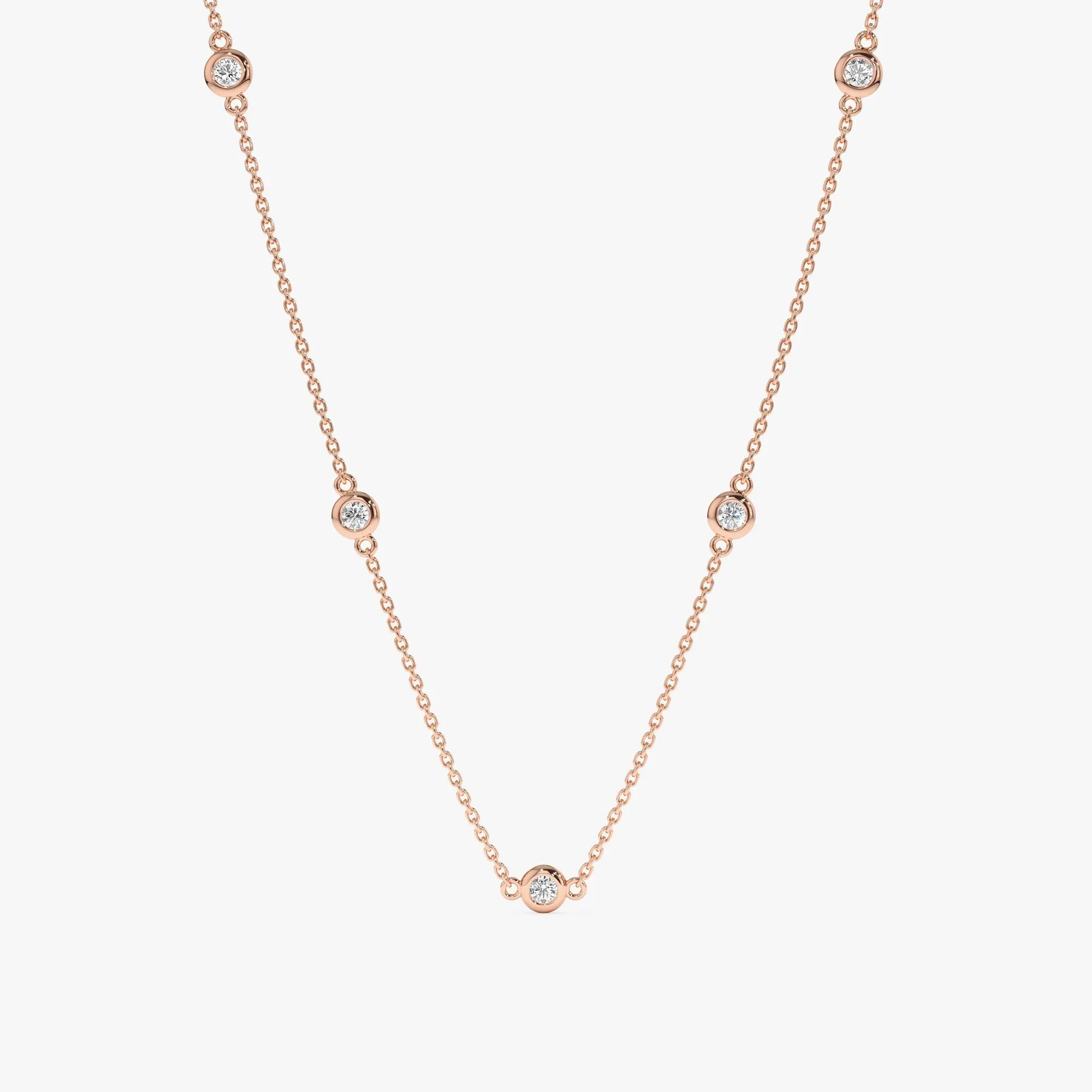 Gold Diamond By The Yard Necklace, Tanya SARAHELISE