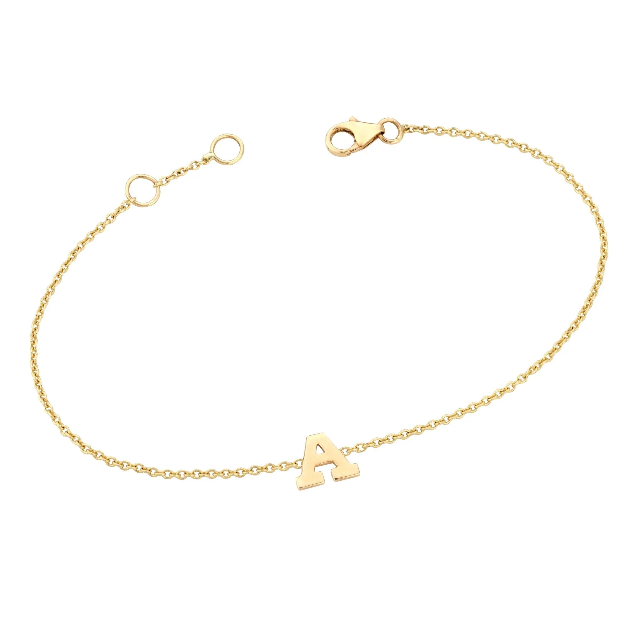 Gold Initial Bracelet