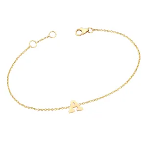 Gold Initial Bracelet