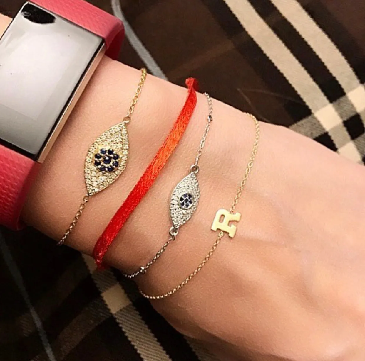 Gold Initial Bracelet