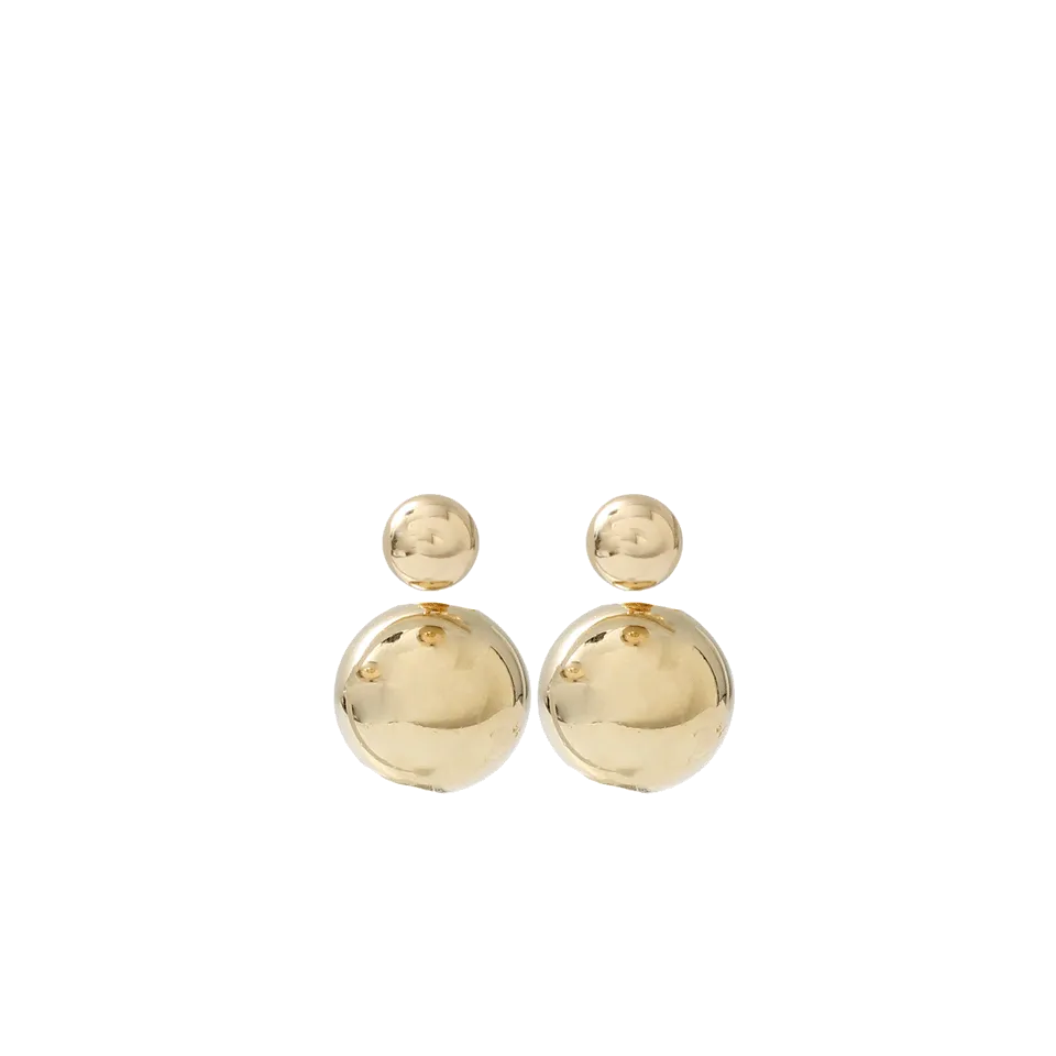 Gold Pearl Earrings