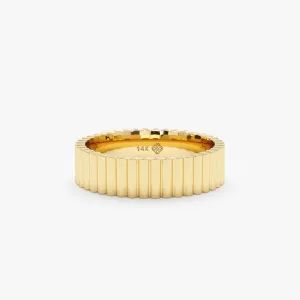 Gold Ribbed Band, Scottie SARAHELISE