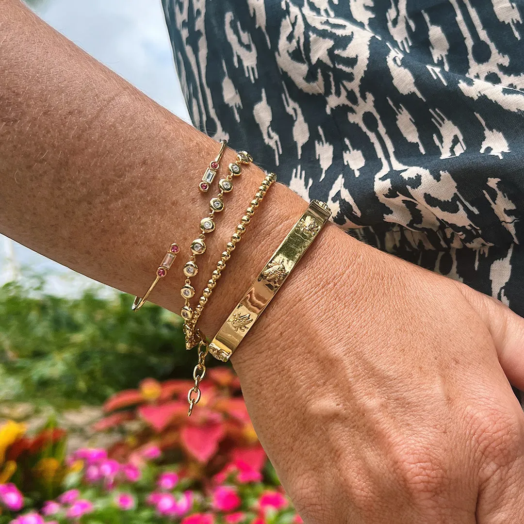 Goldbug Collection Bezel Bracelet
