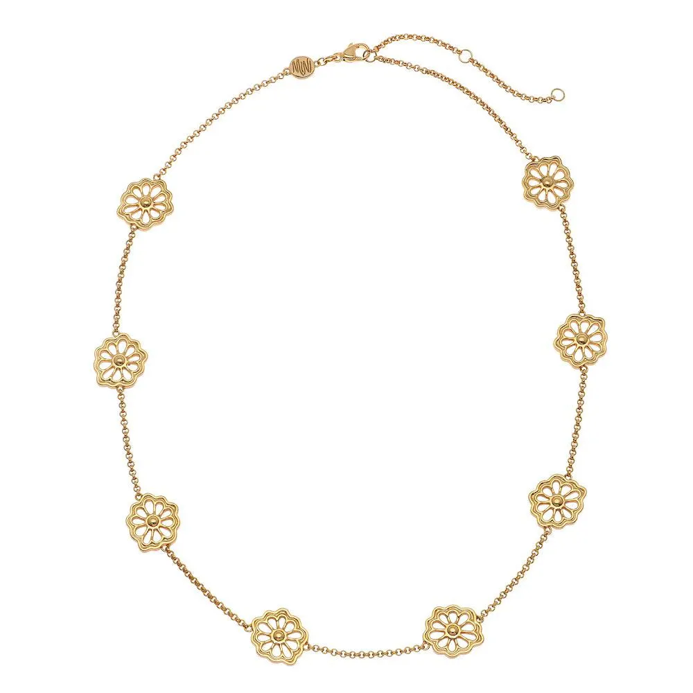 Goldbug Collection By the Bunch Okra Necklace Croghans