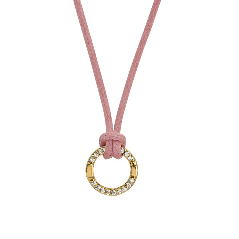 Goldbug Collection Charm Clasp Waxed Cord Necklace Croghans