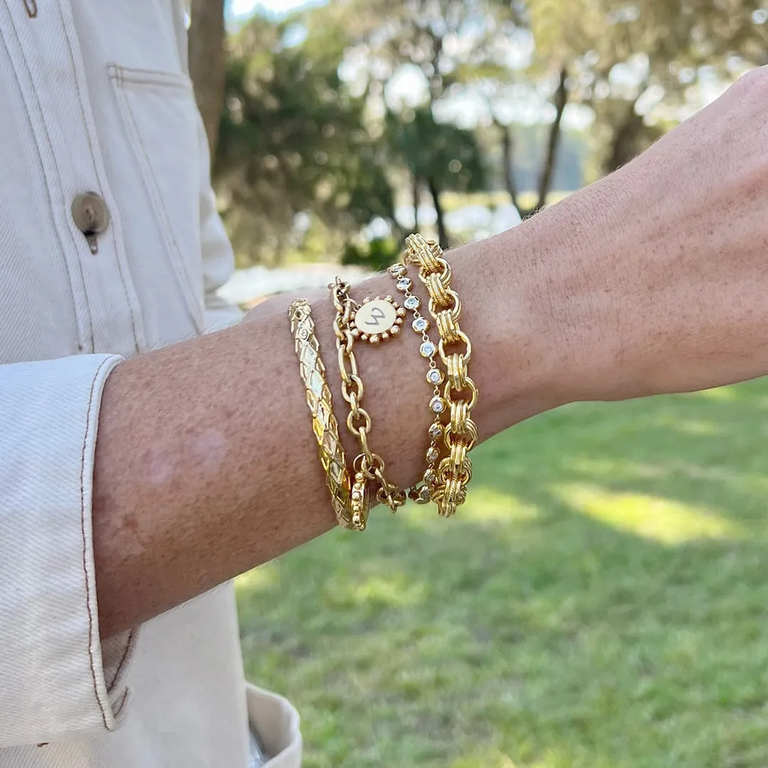 Goldbug Collection Double Twisted Link Bracelet