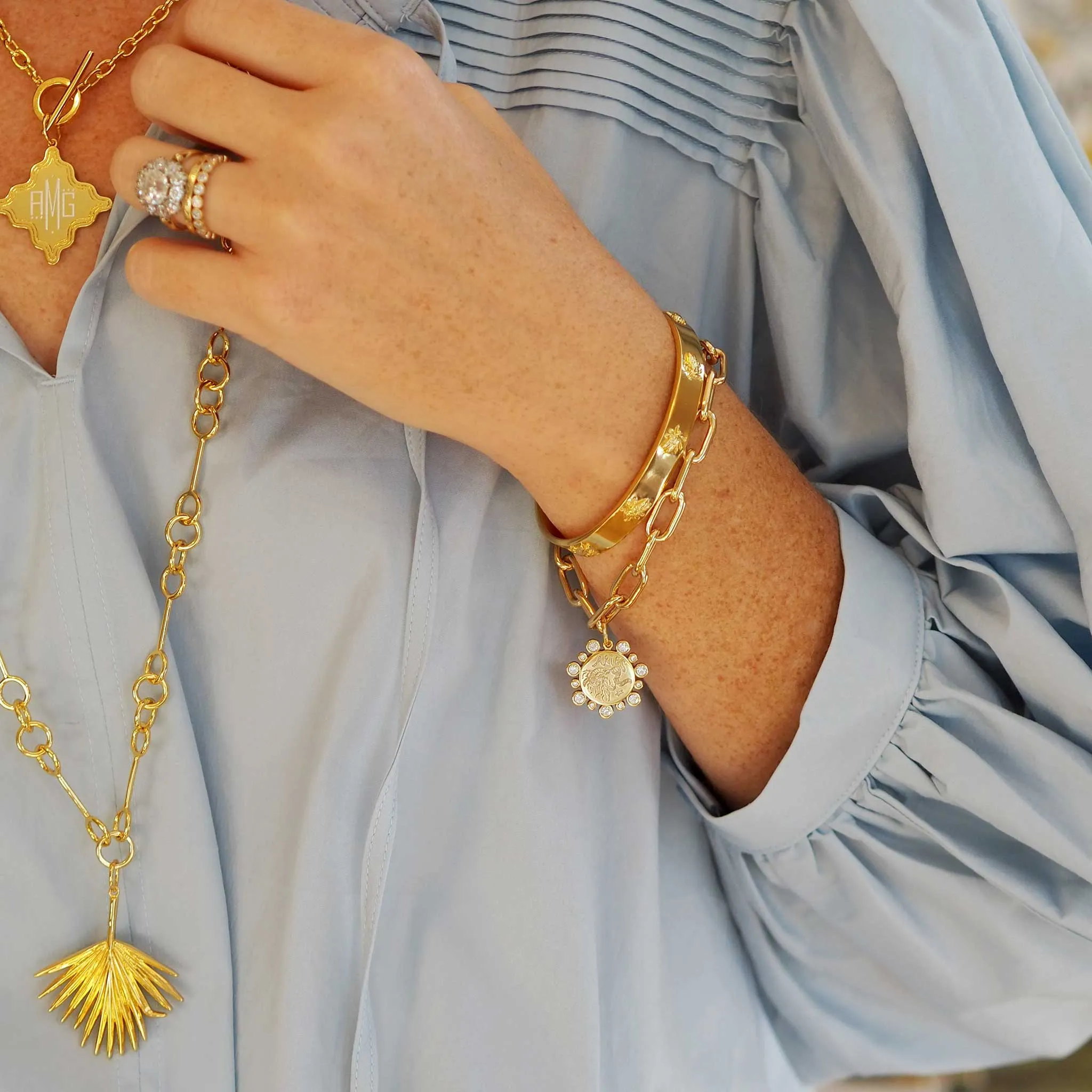 Goldbug Collection Long Link Bracelet
