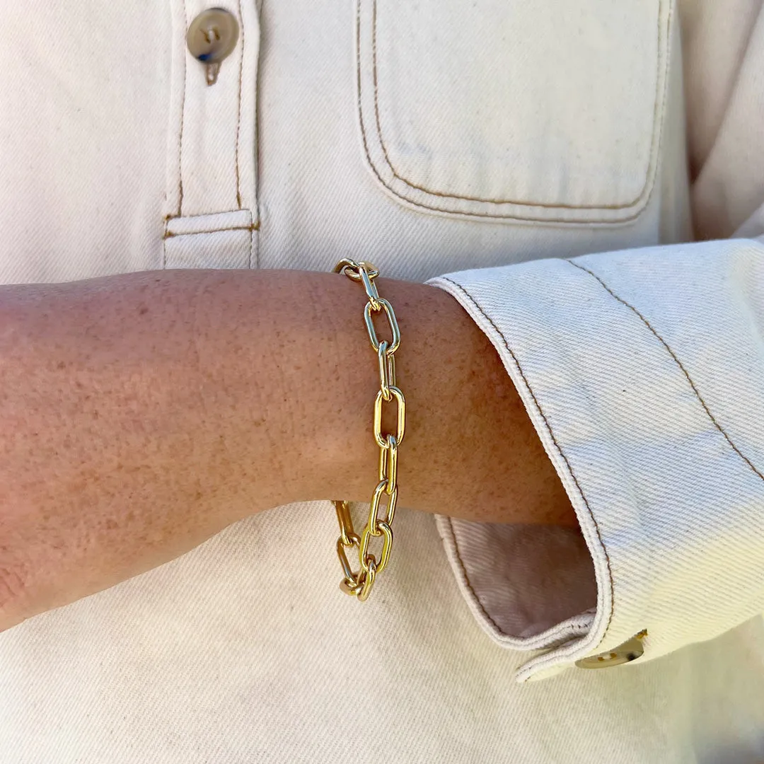 Goldbug Collection Long Link Bracelet