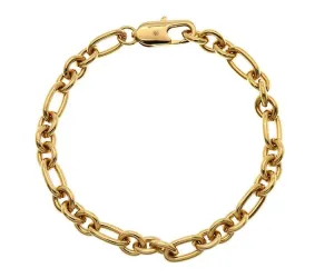 Goldbug Collection Oval & Round Heavy Chain Bracelet