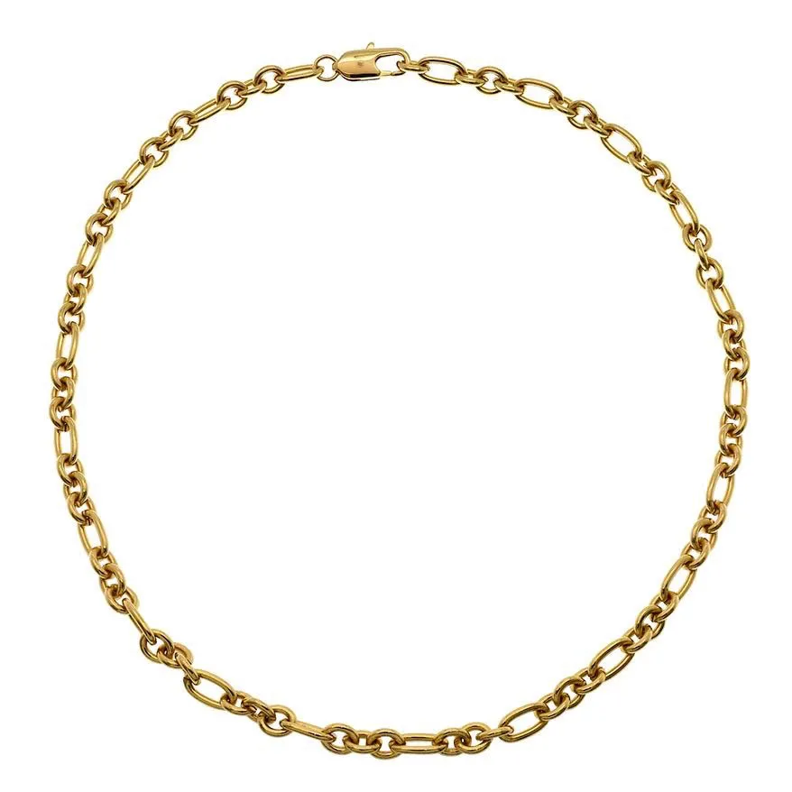 Goldbug Collection Oval & Round Heavy Chain Necklace Croghans