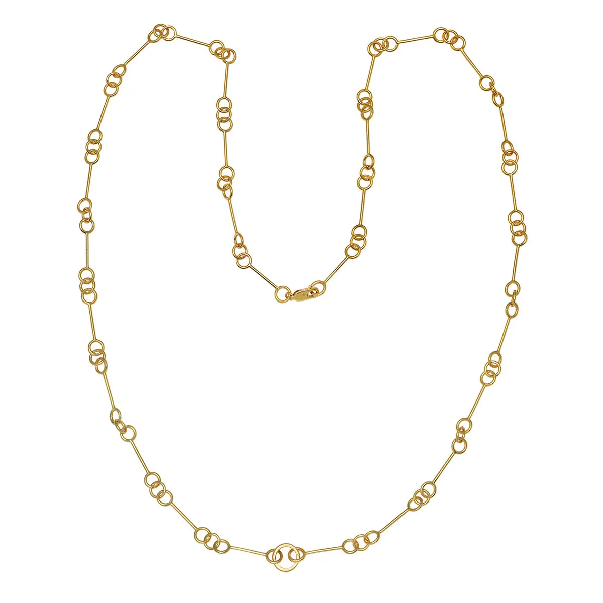 Goldbug Collection Petite Wishbone Chain Necklace Croghans