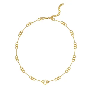 Goldbug Collection Petite Wishbone Chain Necklace Croghans